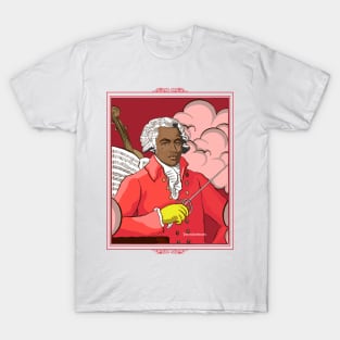 Portrait of Joseph Bologne Strawberry Red T-Shirt